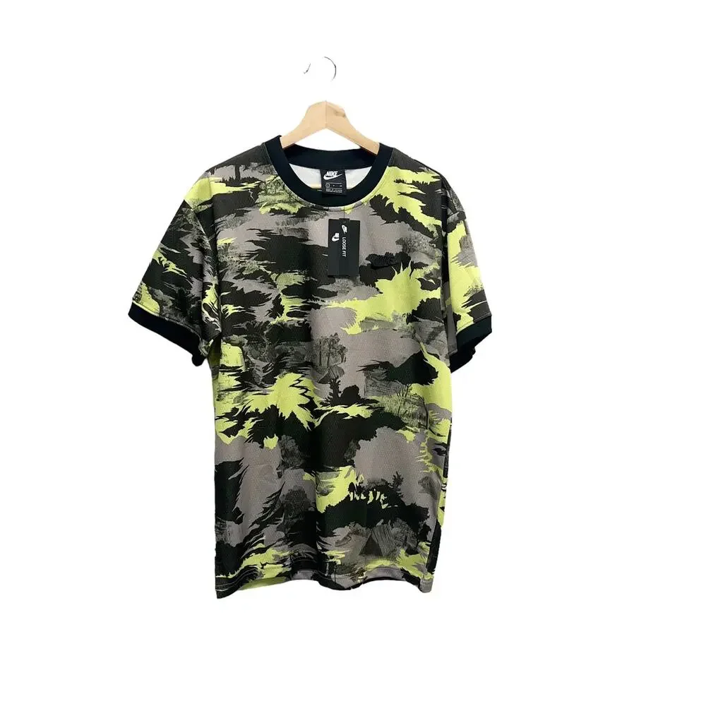 Nike‎ Sportswear Short-Sleeve Hype Hike Camo Top